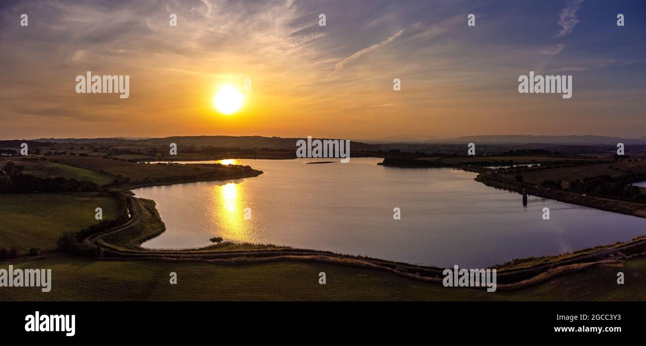 Balgrey Reservoir, Barrhead, Glasgow, Scozia, Regno Unito Foto Stock
