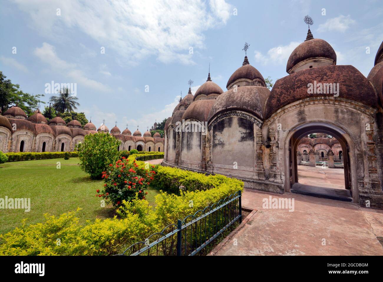 immagine del 108 shiva tempio kalna bardhaman bengala occidentale Foto Stock