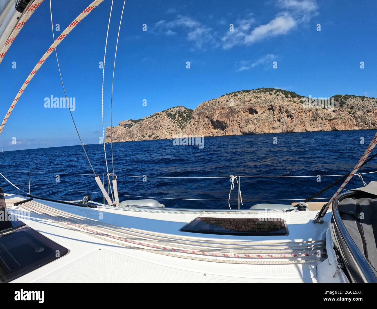 Cap des Llamp, Maiorca, Isole Baleari Foto Stock
