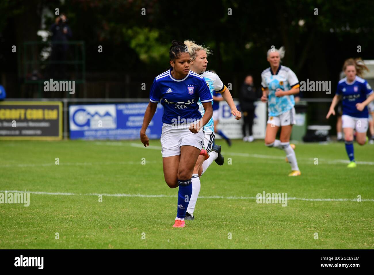 Felixstowe, Regno Unito. anna Grey (2021 11 ipswich) durante l'amichevole tra Ipswich Town e Wolverhampton Wanderers al Goldstar Ground-Felixstowe-England Credit: SPP Sport Press Photo. /Alamy Live News Foto Stock