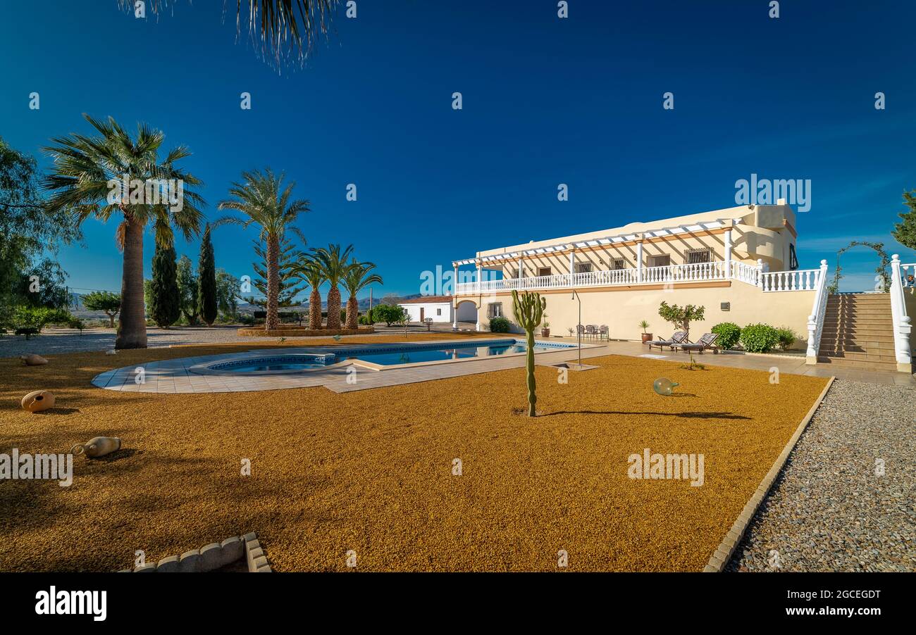 Casa di campagna vicino al mare a vera, provincia di Almeria, regione Andalusia, Spagna. Foto Stock