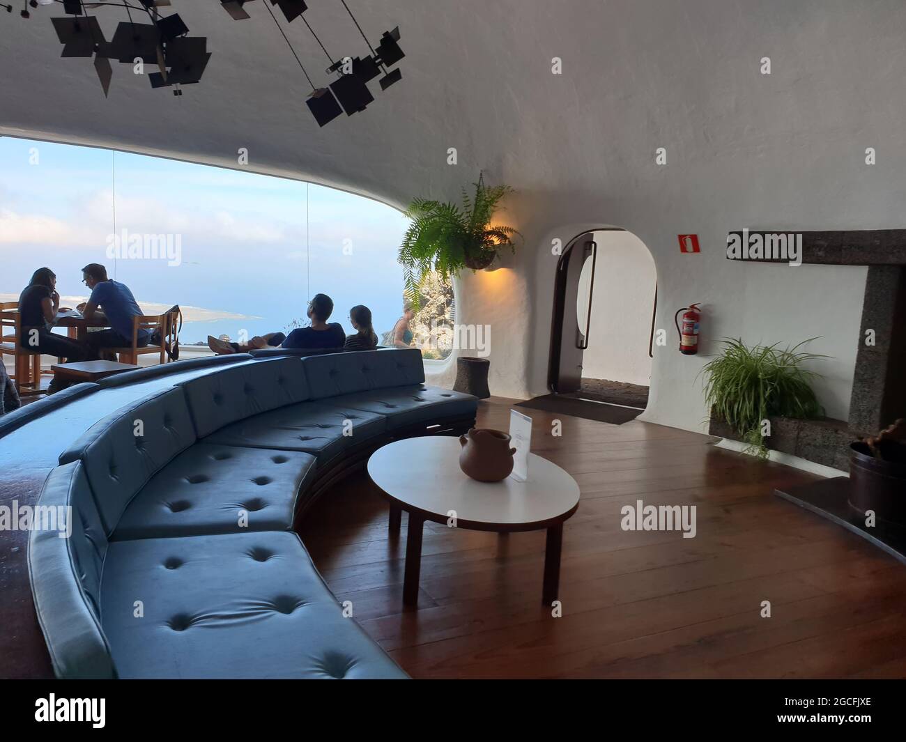 Mirador del Rio, Lanzarote, Isole Canarie, Spagna Foto Stock