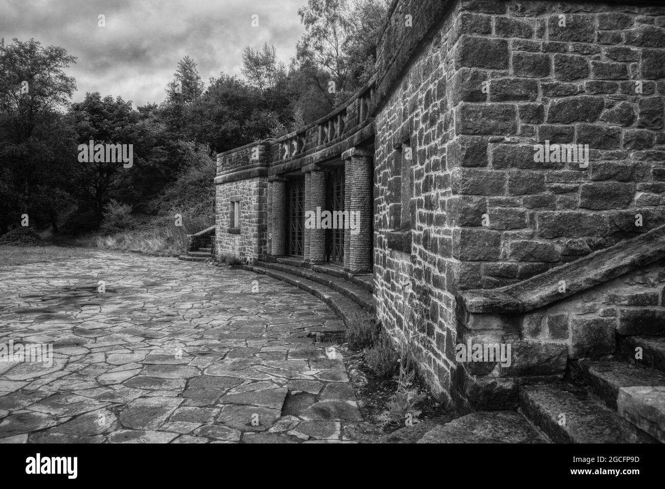 Rivington Terrace Gardens - Summerhouse Foto Stock