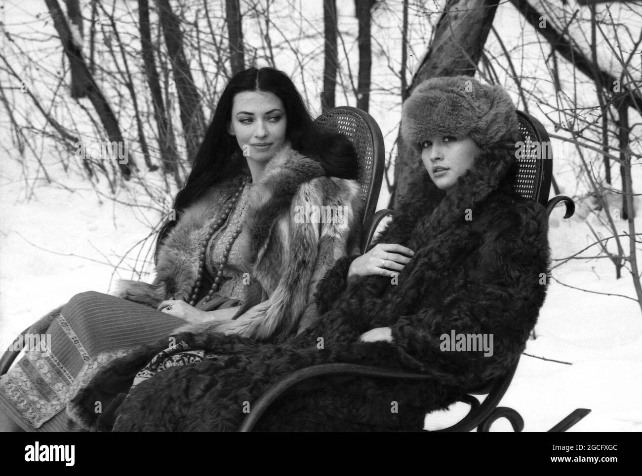 Le attrici rumene (e sorelle) Julieta Szönyi & anca Szönyi, 1980 Foto Stock