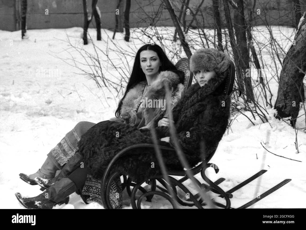 Le attrici rumene (e sorelle) Julieta Szönyi & anca Szönyi, 1980 Foto Stock