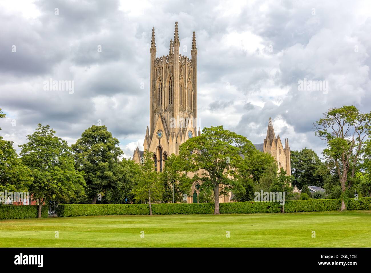 Christ Church, una chiesa anglicana, Lansdow, Cheltenham, Gloucestershire, Regno Unito Foto Stock