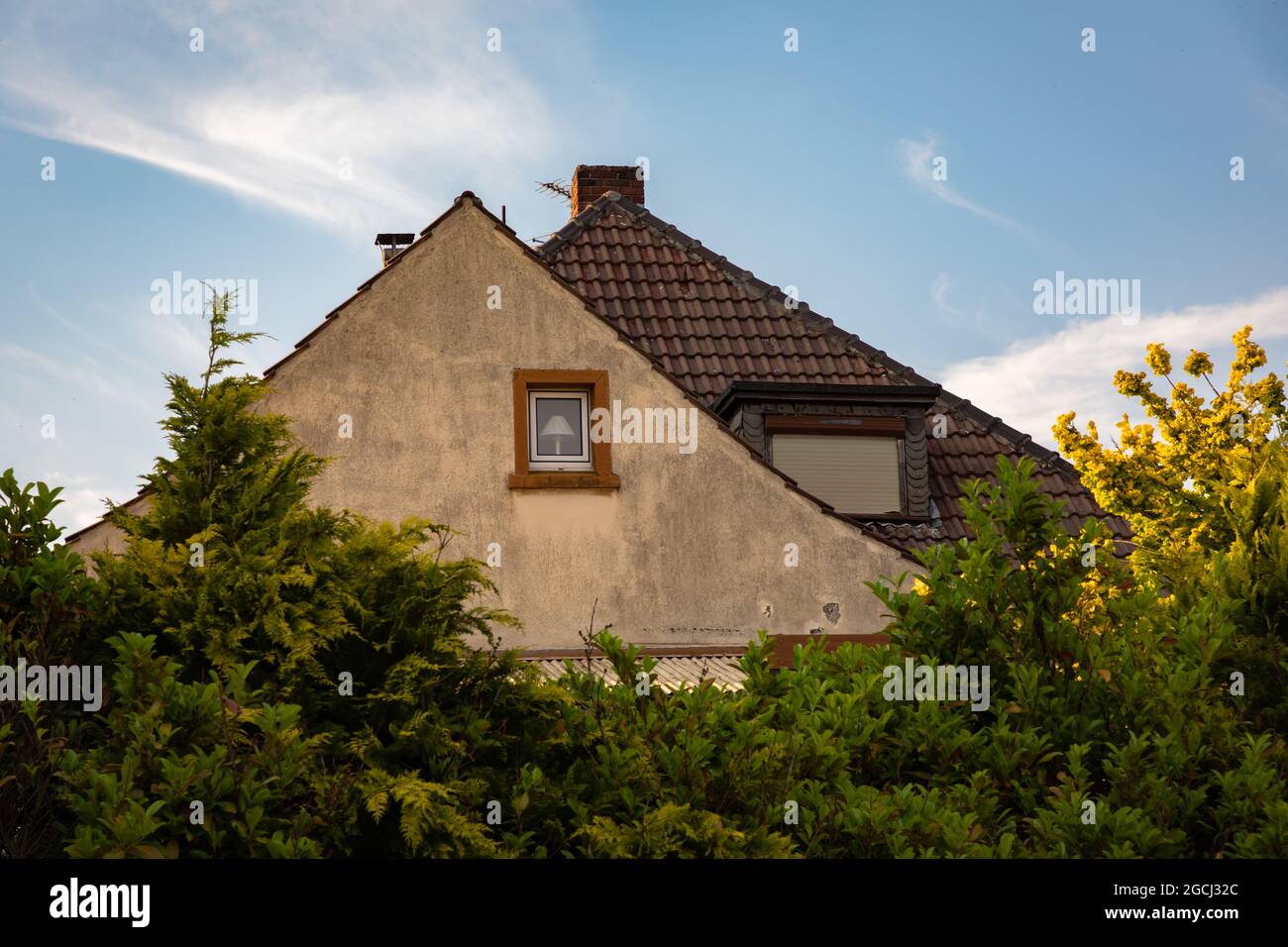 Proprietà immobiliare caratteristica del lavoratore Foto Stock