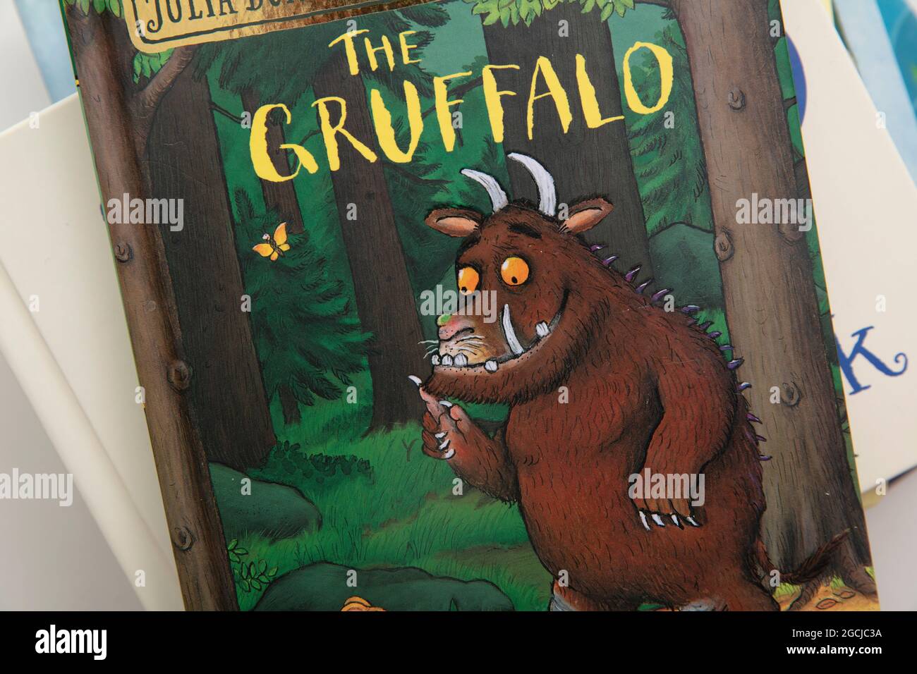 LONDRA, UK - Agosto 2021: Primo piano della copertina del libro gruffalo per bambini Foto Stock