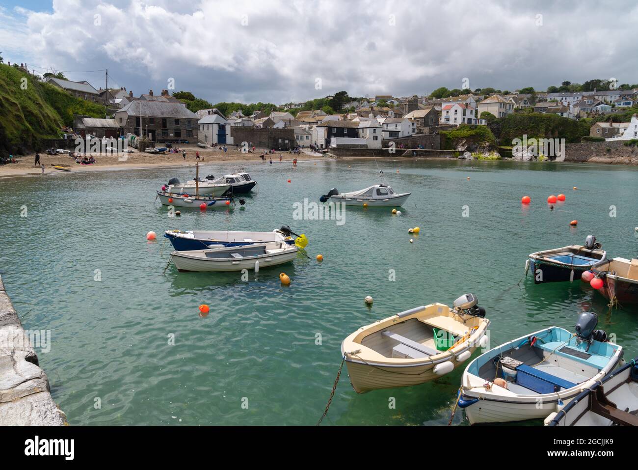 Gorran Haven vicino a Mevagissey Cornovaglia bellissimo villaggio sulla costa della Cornovaglia e porto sud-ovest Inghilterra UK Foto Stock