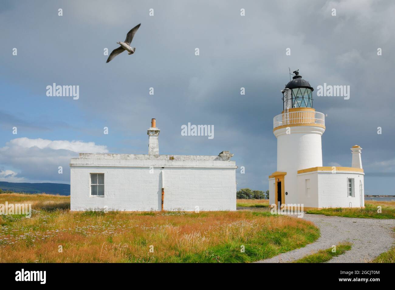 Geografia / viaggio, Gran Bretagna, Scozia, faro a Chanonry Point, Scozia, NESSUN-USO-ESCLUSIVO PER CARTA-BIGLIETTO-DI-AUGURI-PIEGHEVOLE-USO-CARTOLINA Foto Stock