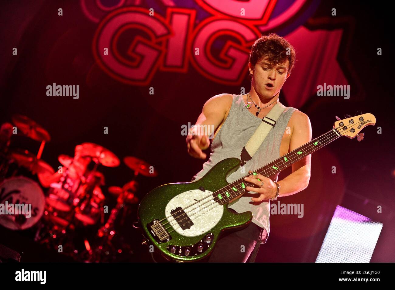 I vamps si esibiscono al concerto della Big Gig Girl Guide , Sheffield Arena Foto Stock