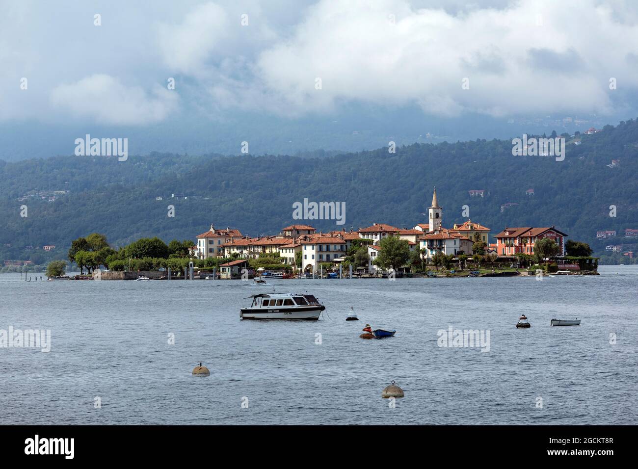 Isola dei pescatori, Stresa, Lago maggiore, Piemonte, Italia Foto Stock