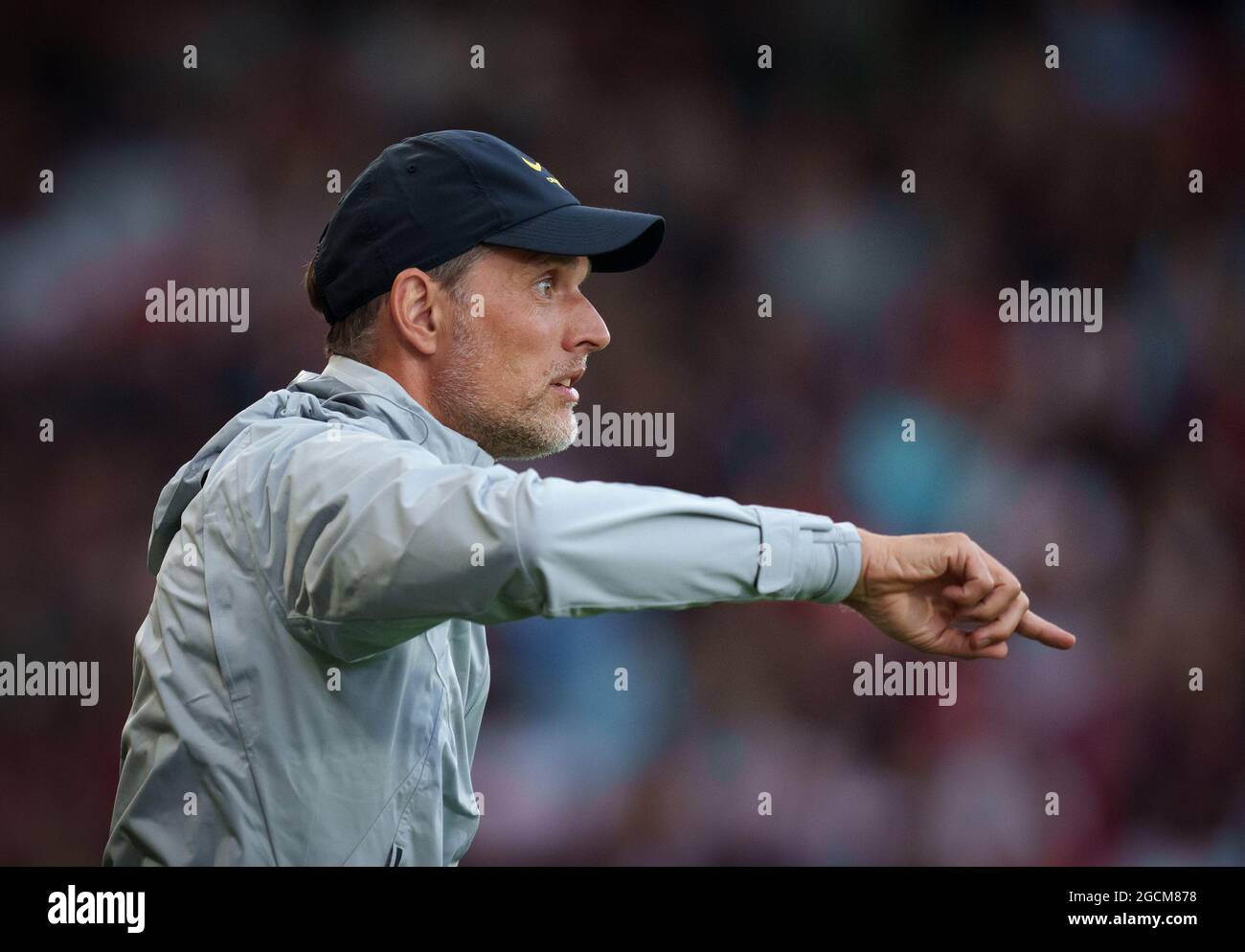 Bournemouth, Regno Unito. 27 luglio 2021. Thomas Tuchel, manager del Chelsea, durante la partita amichevole pre-stagione 2021/22 tra AFC Bournemouth e Chelsea al Goldsands Stadium di Bournemouth, Inghilterra, il 27 luglio 2021. Foto di Andy Rowland. Credit: Prime Media Images/Alamy Live News Foto Stock