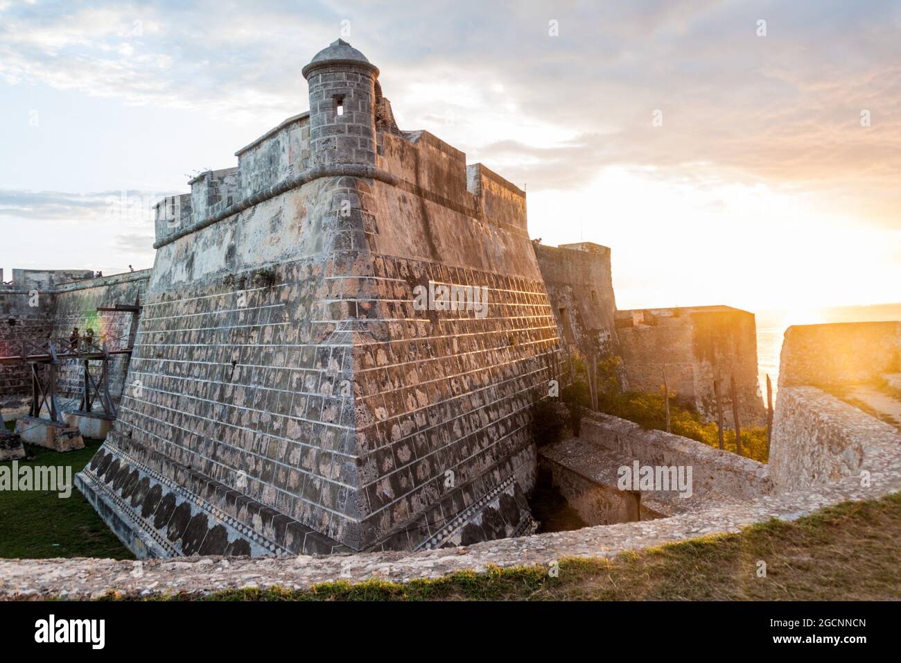 Castello di San Pedro de la Roca del Morro di Santiago de Cuba, Cuba Foto Stock