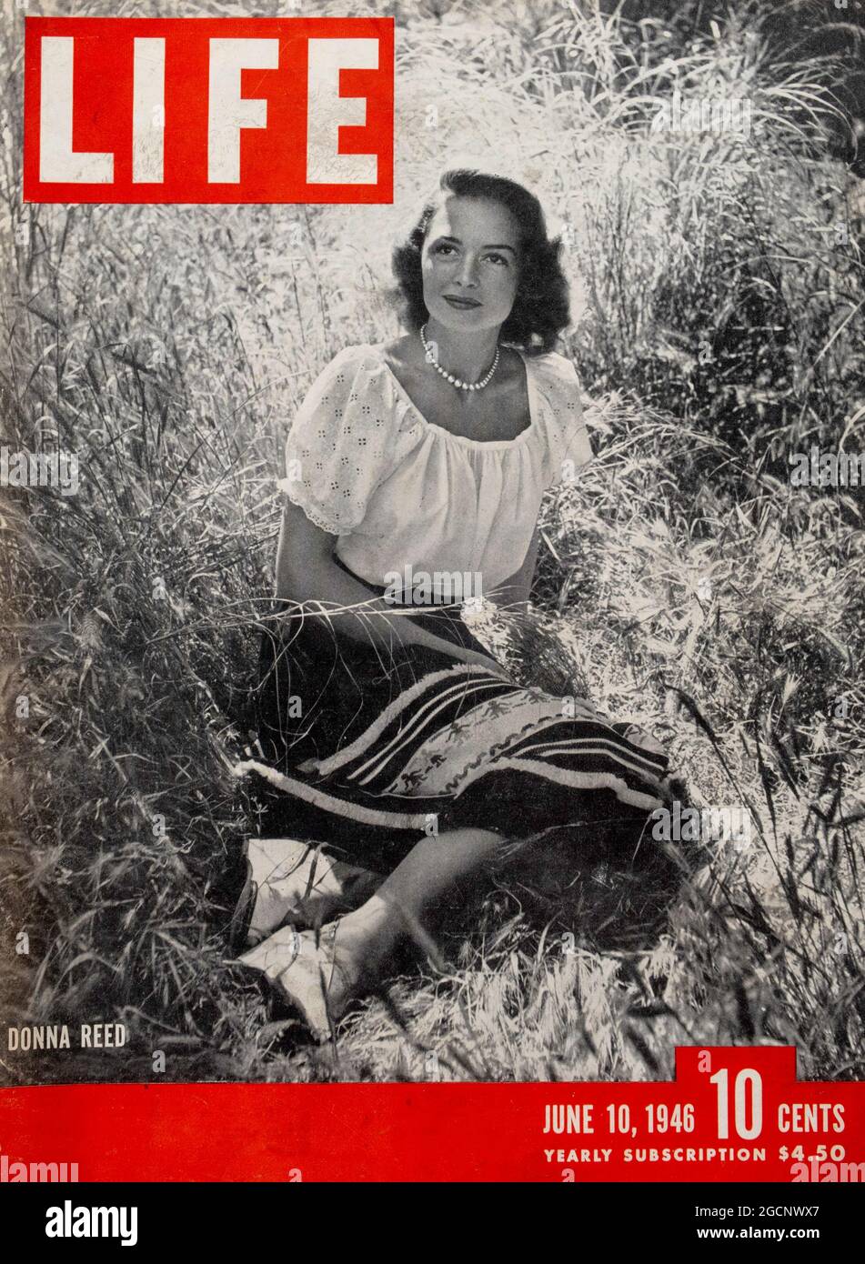 Pubblicità di Vintage Life Magazine, numero del 10 giugno 1946, Stati Uniti d'America Foto Stock