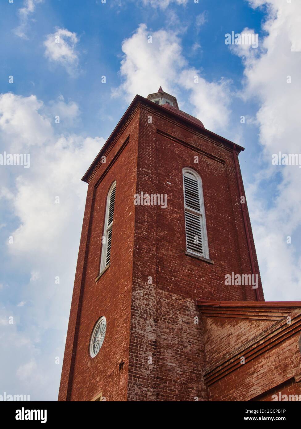 La Chiesa evangelica tedesca a Waverly Ohio USA. I servizi originali erano in tedesco tra il 1860 `s e il 1890 `s. La chiesa fu costruita nel 1959 An Foto Stock