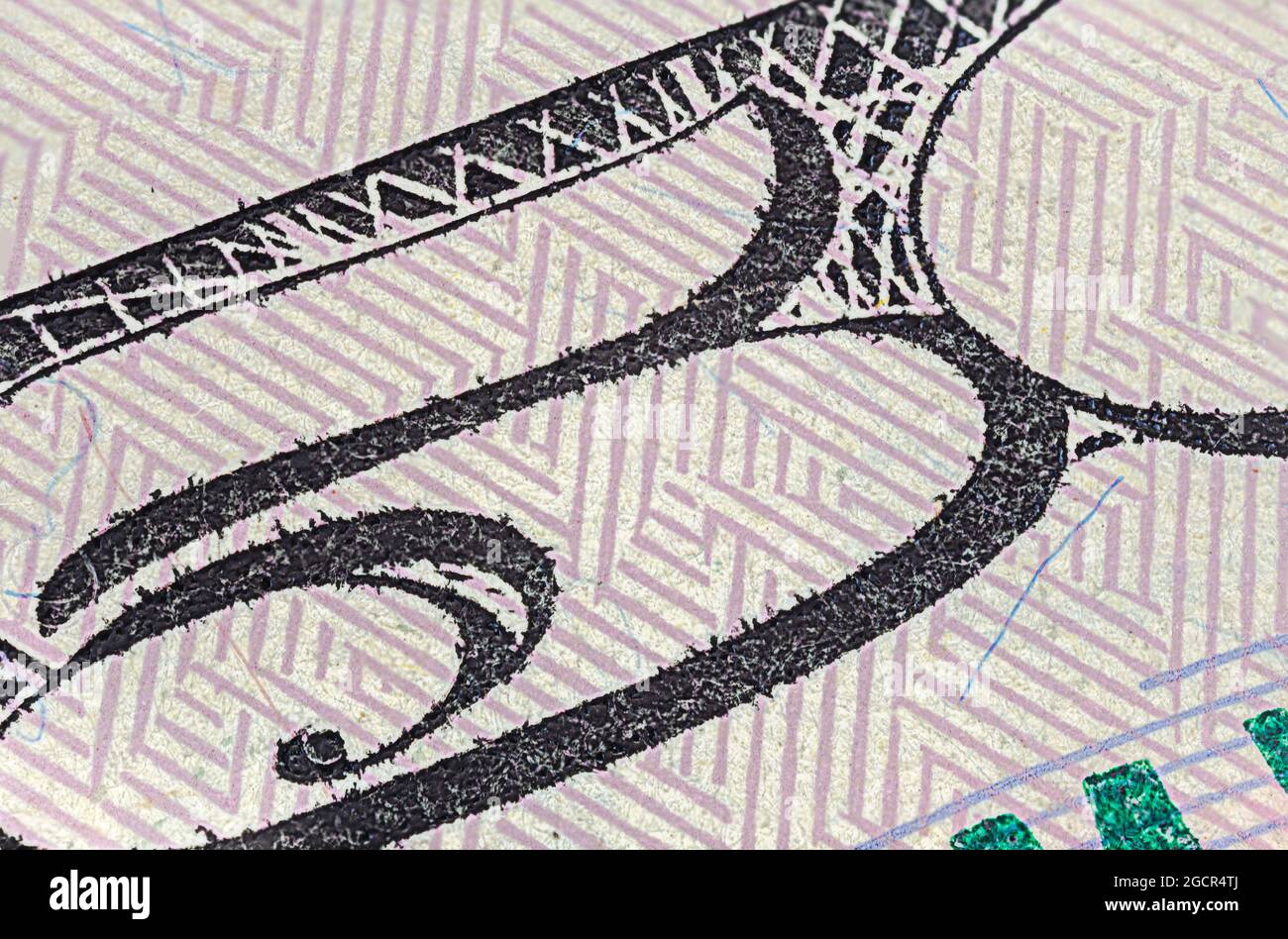 Primo piano di una banconota da 50 dollari USA. Primo piano di cinquanta dollari americani nota. Il dollaro AMERICANO è la valuta mondiale. Ritratto di Ulisse Grant sul fr Foto Stock
