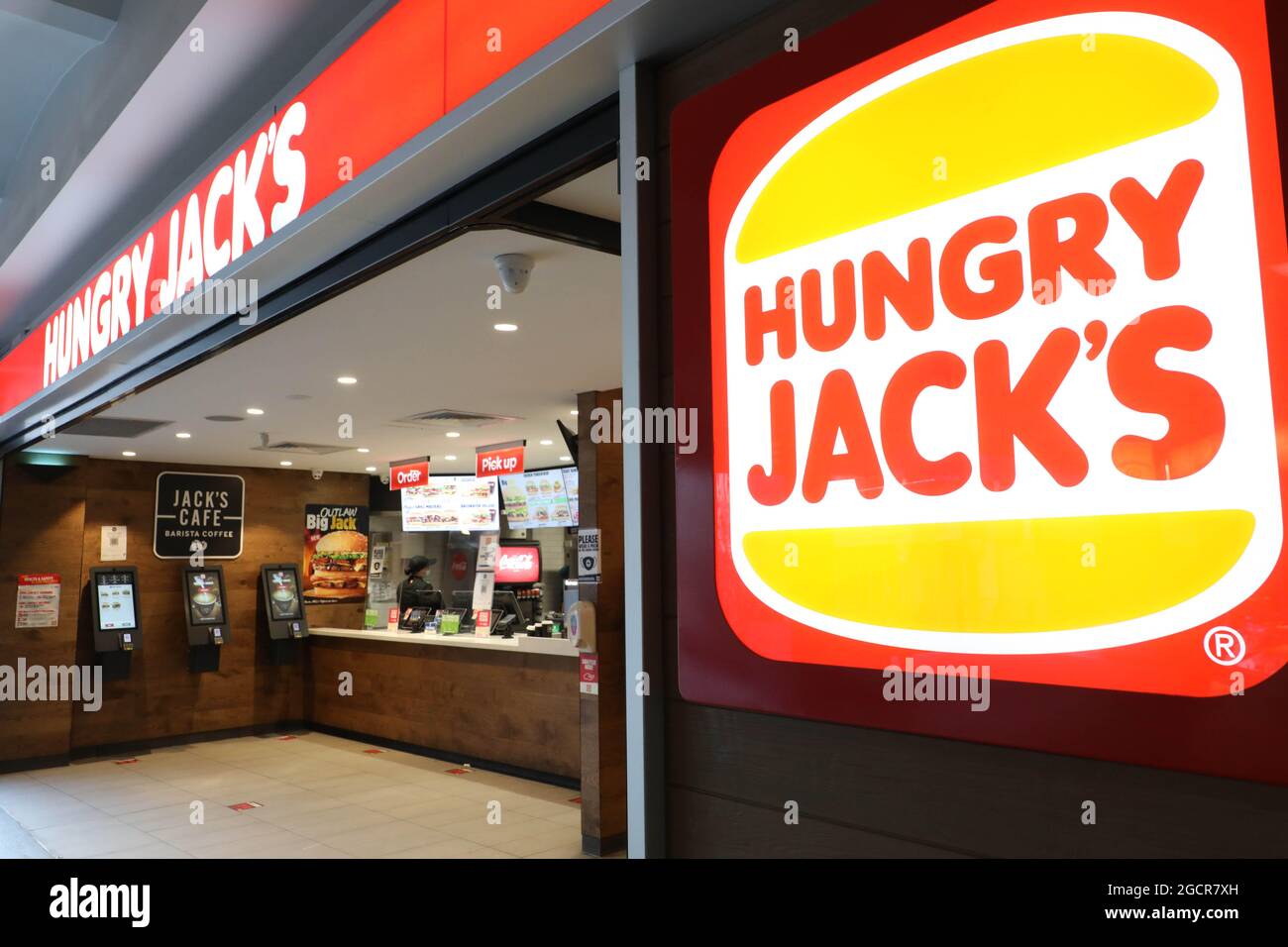 Hungry Jack's, Shop 9 Henry Dean Plaza, 8a Lee St, Haymarket, NSW 2000 Foto Stock