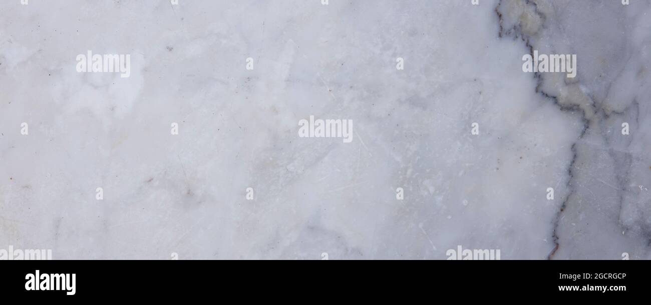 sfondo bianco e grigio della parete in marmo Foto Stock