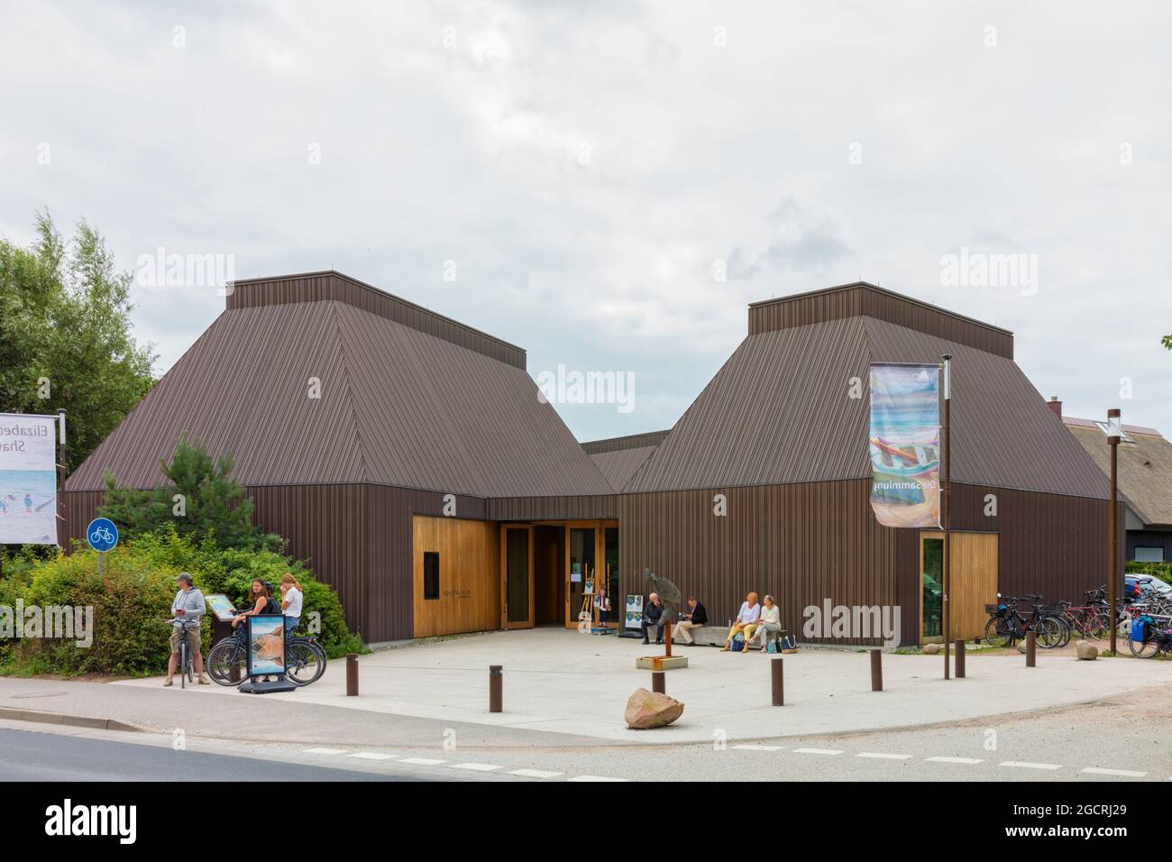 Kunstmuseum o Museo d'arte ad Ahrenshoop, Meclemburgo-Vorpommern, Germania Foto Stock