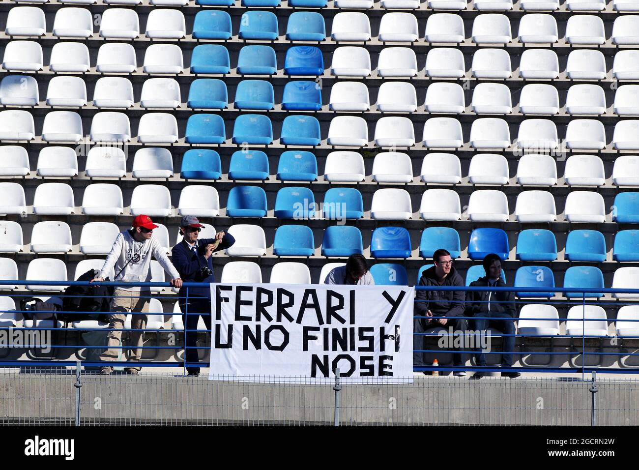 Ventilatori. Formula uno Test, Jerez, Spagna. 6-10 febbraio 2012. Foto Stock