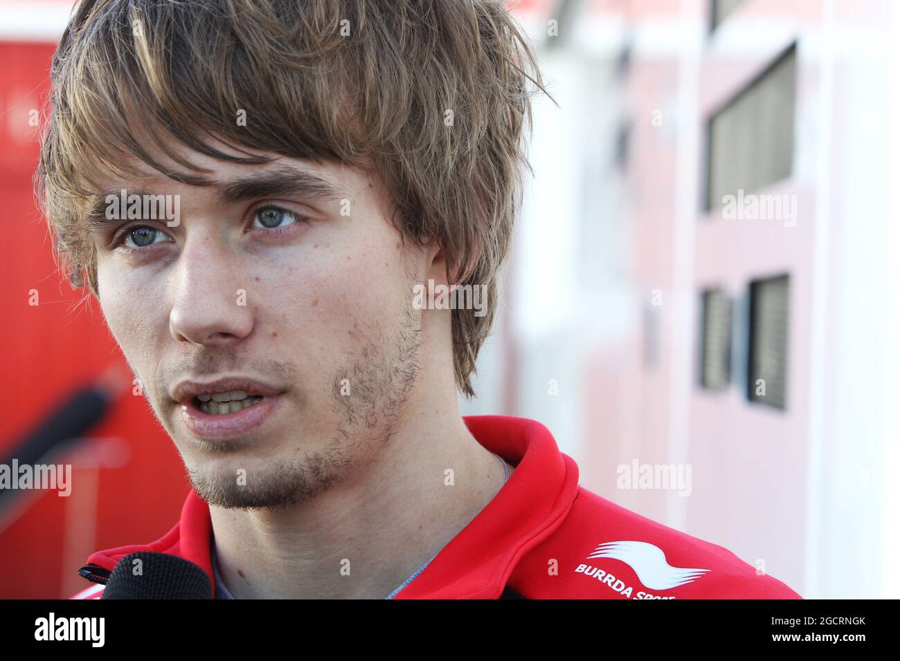 Charles Pic (fra) Marussia F1 Team. Formula uno Testing, Barcellona, Spagna. 23 febbraio 2012. Foto Stock