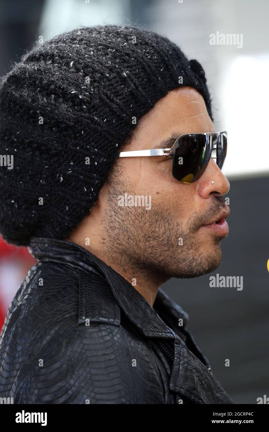 Musicista Lenny Kravitz (USA) Gran Premio d'Australia, venerdì 16 marzo 2012. Albert Park, Melbourne, Australia. Foto Stock