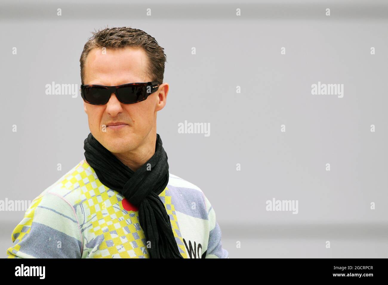 Michael Schumacher (GER) Mercedes AMG F1. Gran Premio di Cina, giovedì 12 aprile 2012. Shanghai, Cina. Foto Stock