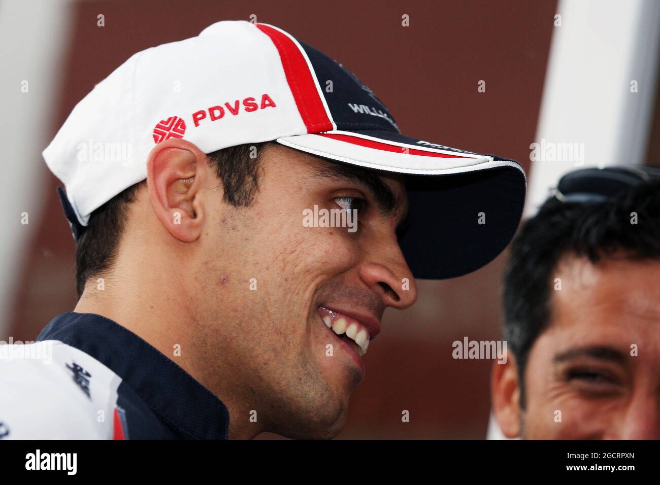 Pole sitter Pastor Maldonado (VEN) Williams. Gran Premio di Spagna, sabato 12 maggio 2012. Barcellona, Spagna. Foto Stock