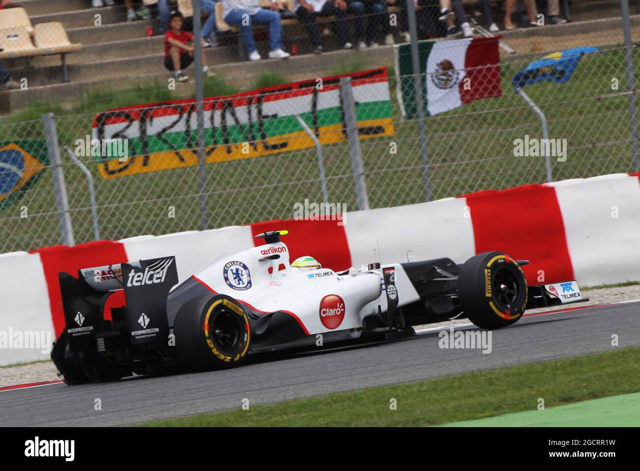 Sergio Perez (MEX) Sauber C31. Gran Premio di Spagna, domenica 13 maggio 2012. Barcellona, Spagna. Foto Stock