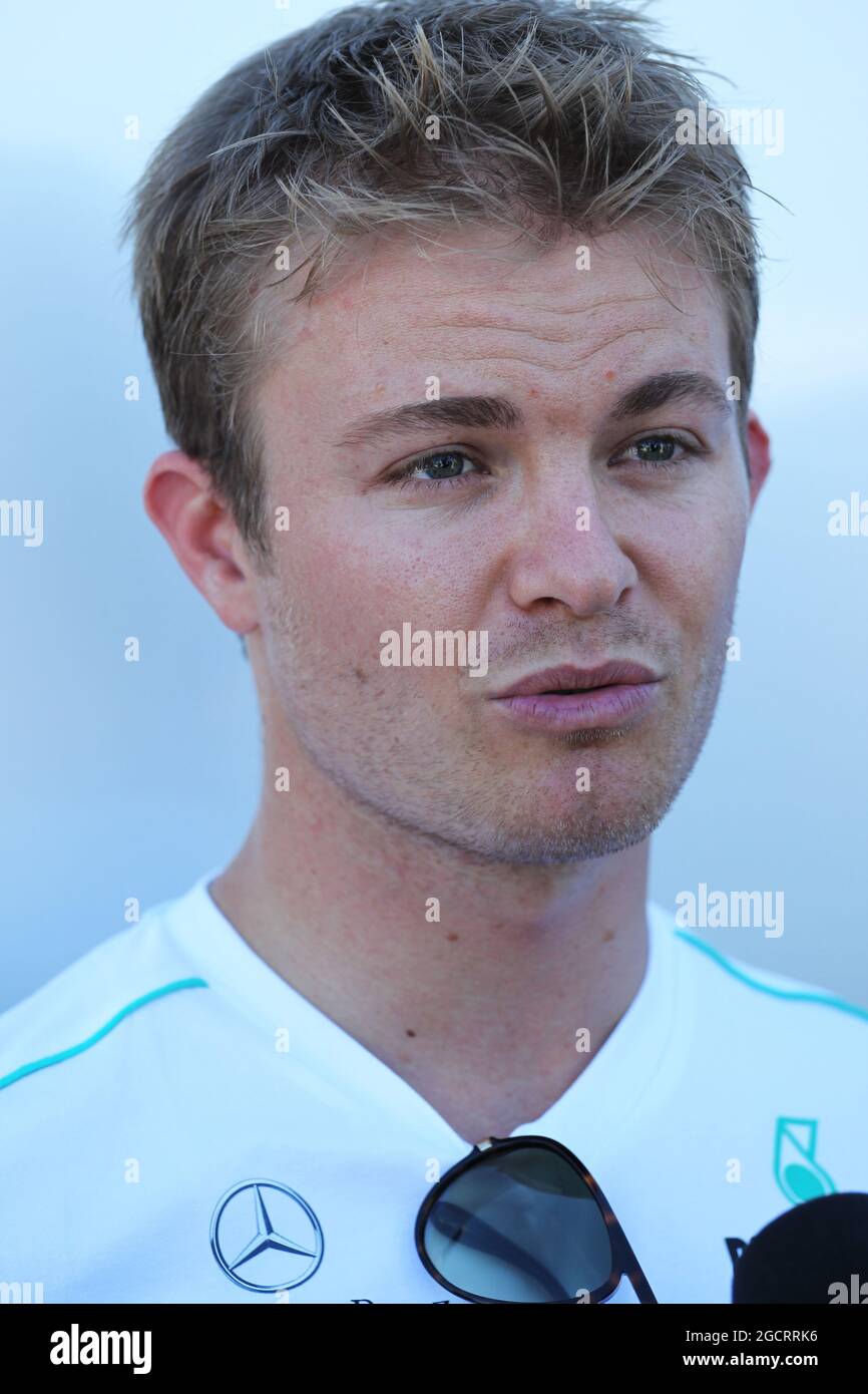 Nico Rosberg (GER) Mercedes AMG F1. Gran Premio d'Europa, giovedì 21 giugno 2012. Valencia, Spagna. Foto Stock