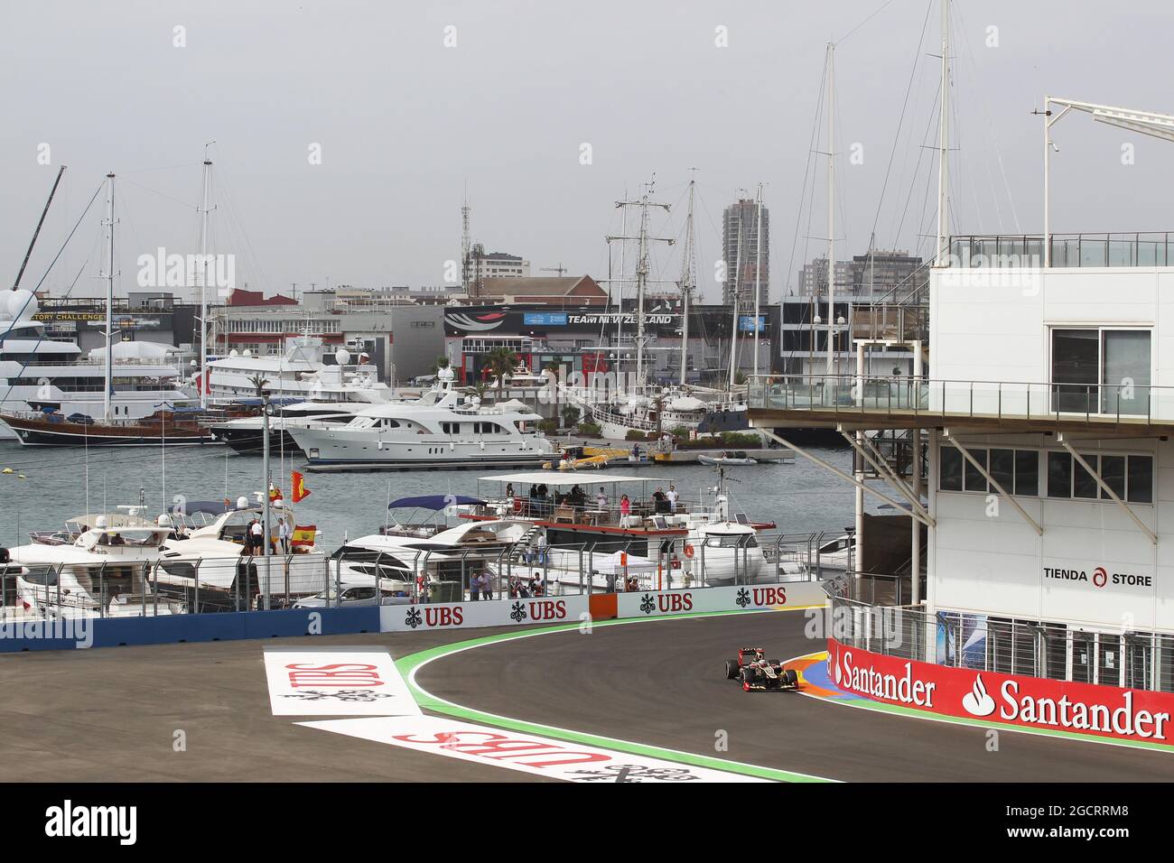 Romain Grosjean (fra) Lotus F1 E20. Gran Premio d'Europa, venerdì 22 giugno 2012. Valencia, Spagna. Foto Stock