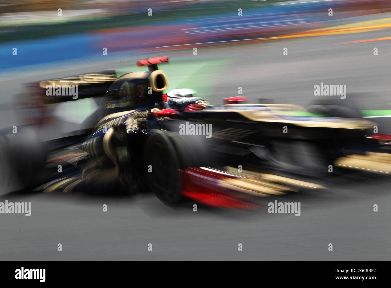 Kimi Raikkonen (fin) Lotus F1 E20. Gran Premio d'Europa, sabato 23 giugno 2012. Valencia, Spagna. Foto Stock