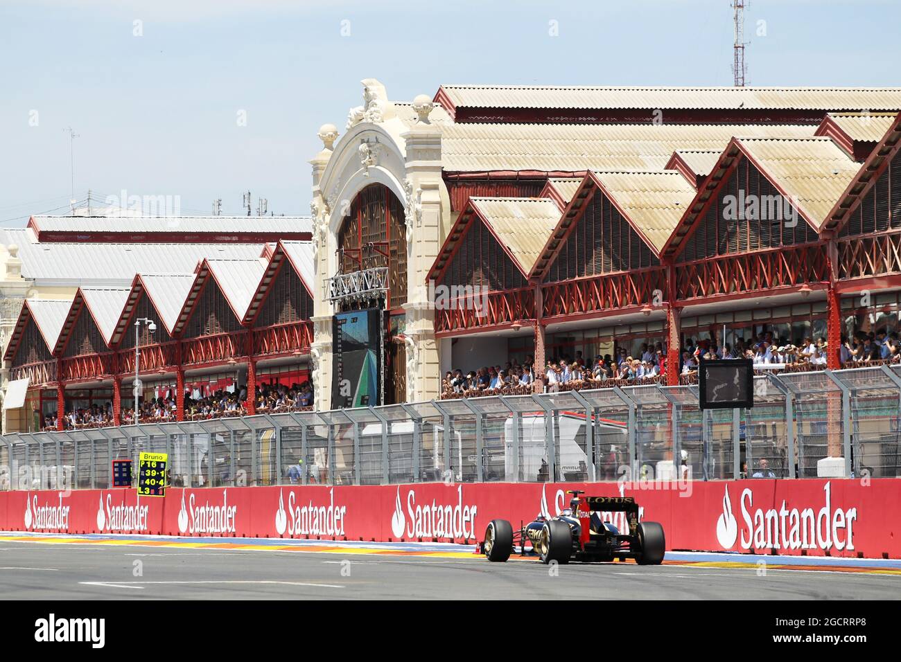 Romain Grosjean (fra) Lotus F1 E20. Gran Premio d'Europa, sabato 23 giugno 2012. Valencia, Spagna. Foto Stock