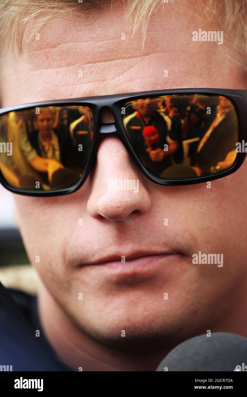 Kimi Raikkonen (fin) Lotus F1 Team. Gran Premio di Germania, giovedì 19 luglio 2012. Hockenheim, Germania. Foto Stock