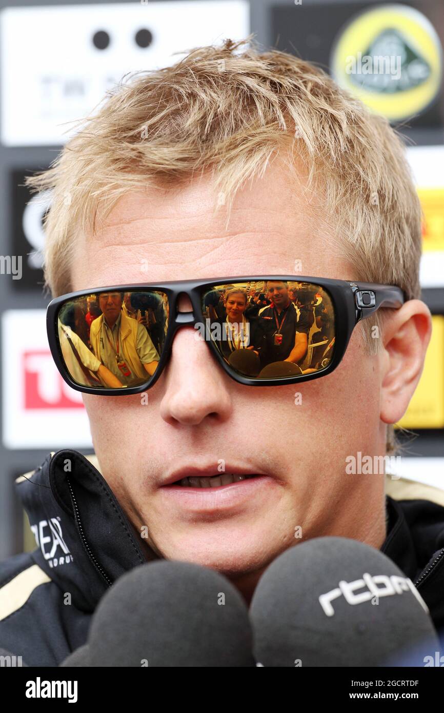 Kimi Raikkonen (fin) Lotus F1 Team. Gran Premio di Germania, giovedì 19 luglio 2012. Hockenheim, Germania. Foto Stock