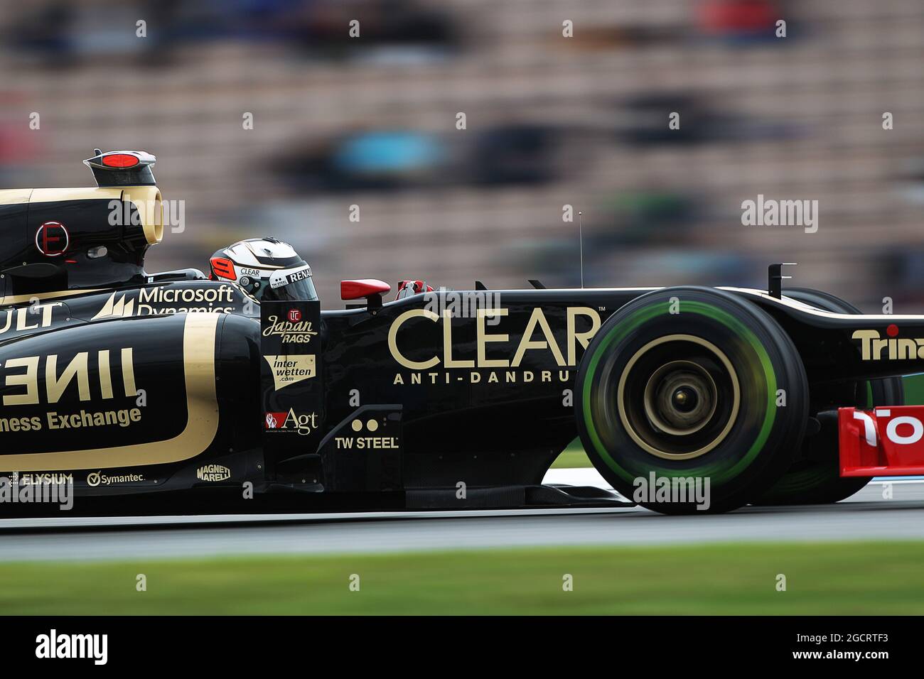 Kimi Raikkonen (fin) Lotus F1 E20. Gran Premio di Germania, venerdì 20 luglio 2012. Hockenheim, Germania. Foto Stock