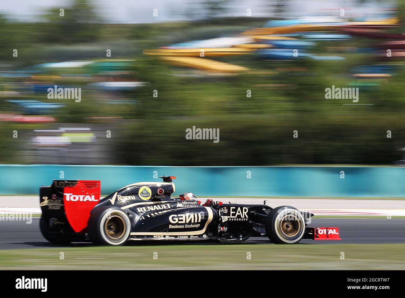 Kimi Raikkonen (fin) Lotus F1 E20. Gran Premio di Ungheria, sabato 28 luglio 2012. Budapest, Ungheria. Foto Stock