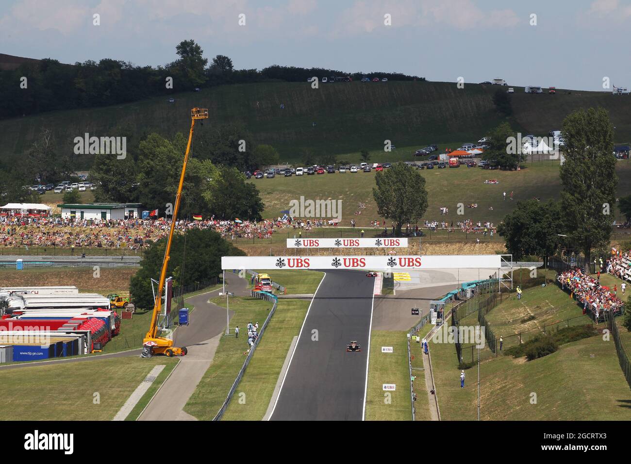 Romain Grosjean (fra) Lotus F1 E20. Gran Premio di Ungheria, sabato 28 luglio 2012. Budapest, Ungheria. Foto Stock