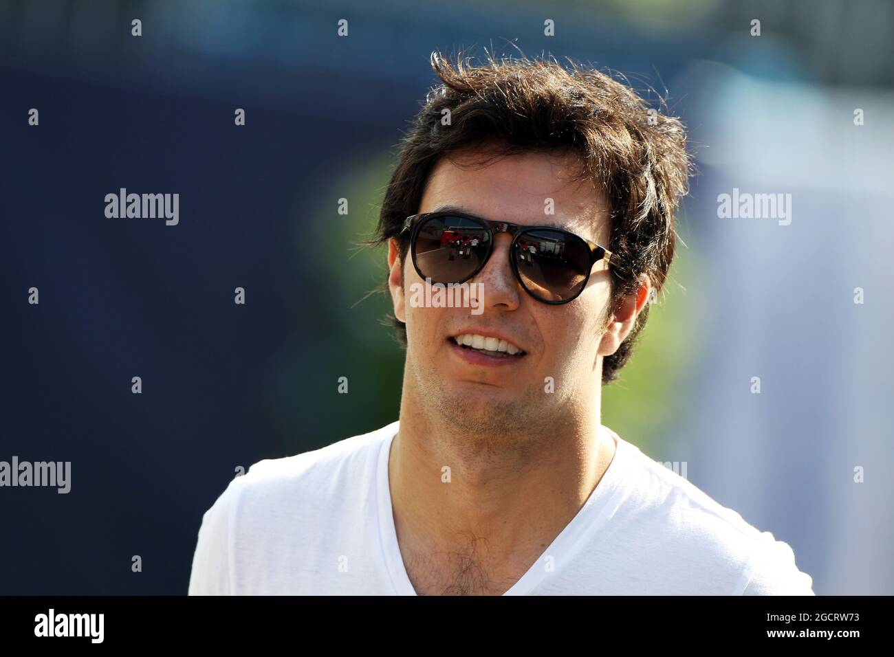 Sergio Perez (MEX) Sauber. Gran Premio d'Italia, giovedì 6 settembre 2012. Monza Italia. Foto Stock