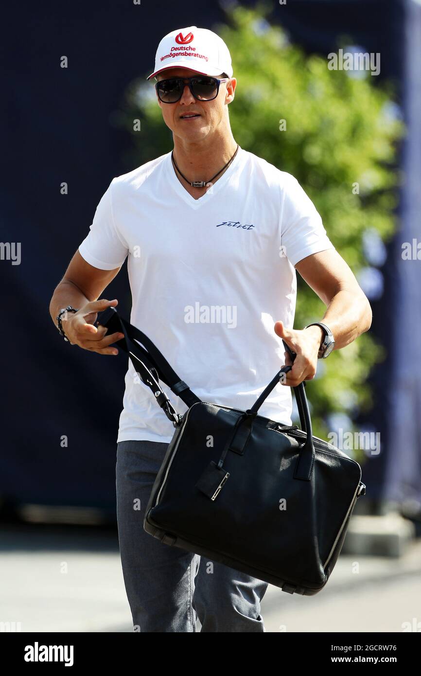 Michael Schumacher (GER) Mercedes AMG F1. Gran Premio d'Italia, giovedì 6 settembre 2012. Monza Italia. Foto Stock