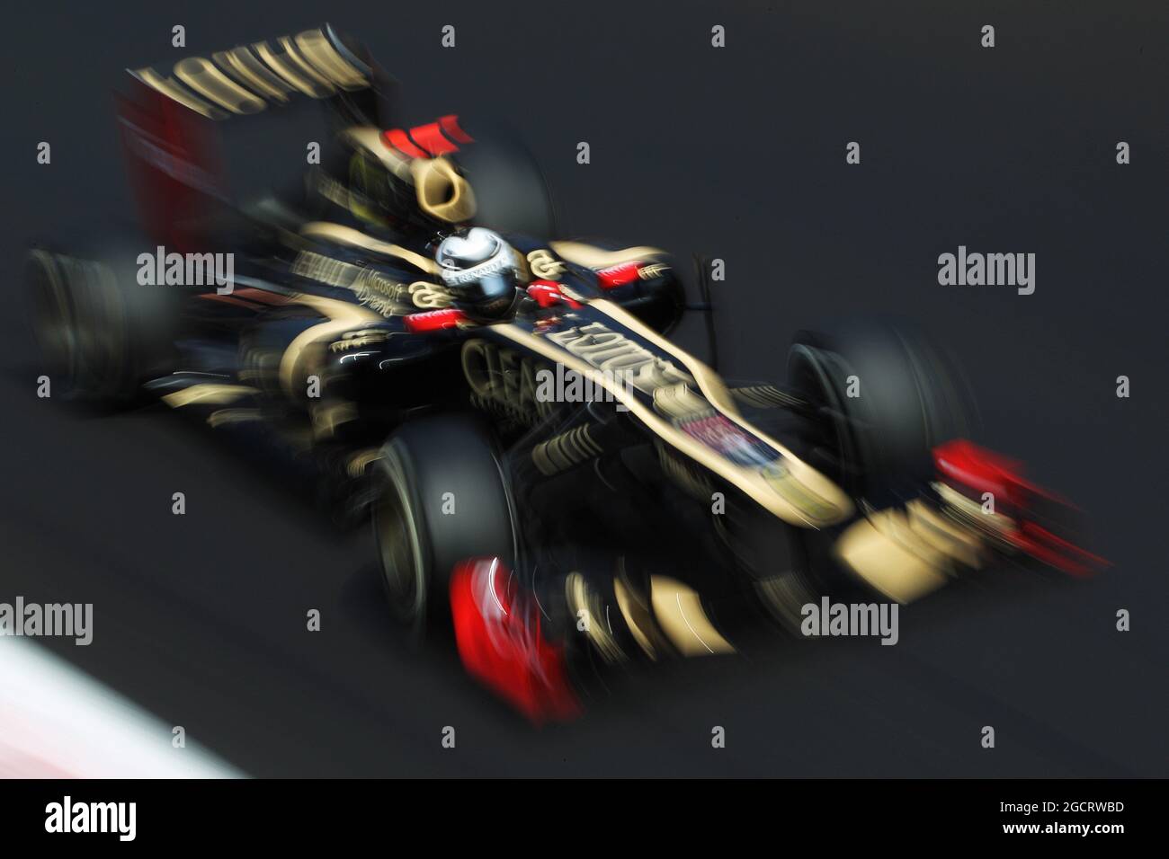 Kimi Raikkonen (fin) Lotus F1 E20. Gran Premio d'Italia, sabato 8 settembre 2012. Monza Italia. Foto Stock