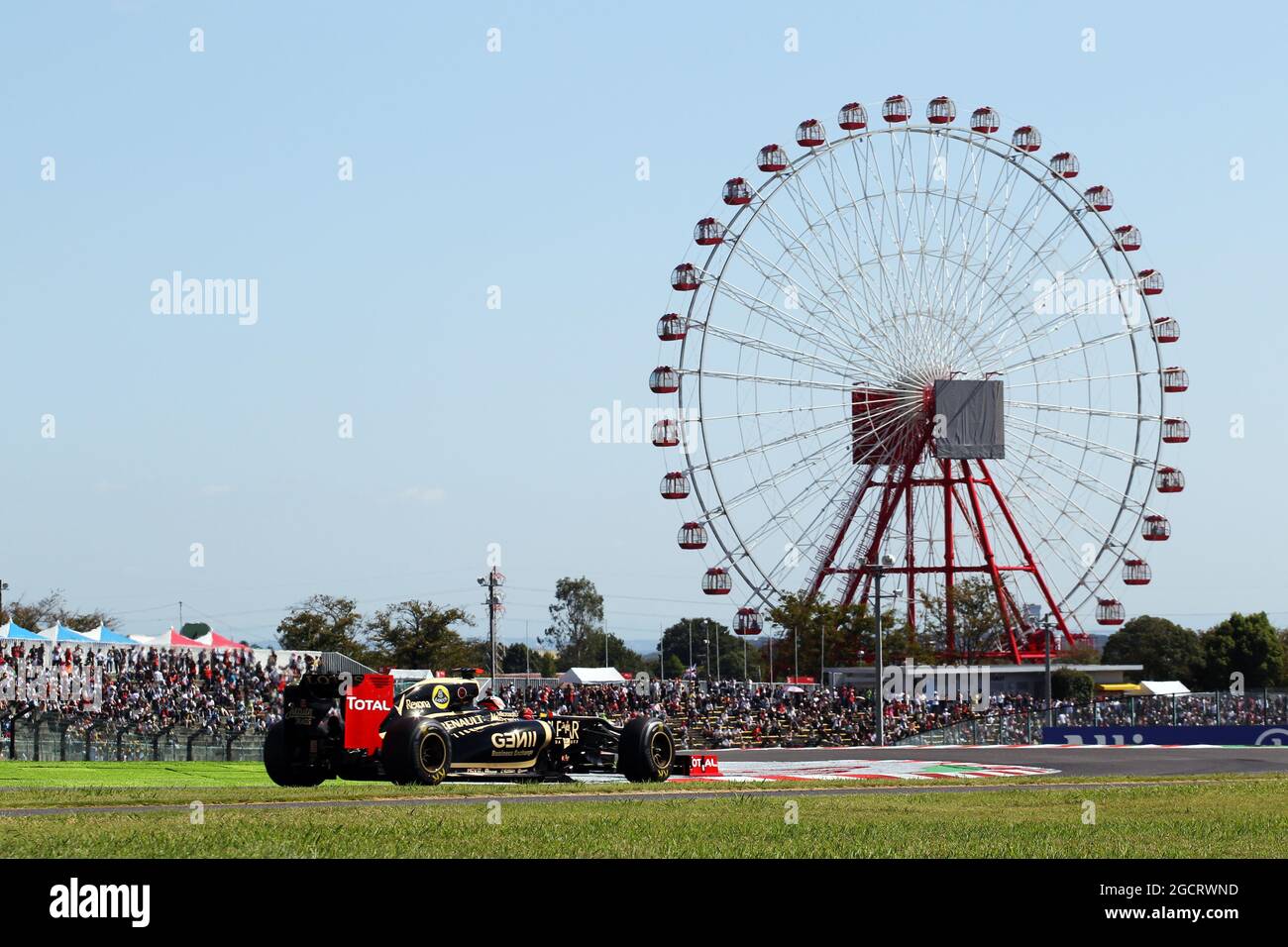 Kimi Raikkonen (fin) Lotus F1 E20. Gran Premio del Giappone, venerdì 5 ottobre 2012. Suzuka, Giappone. Foto Stock