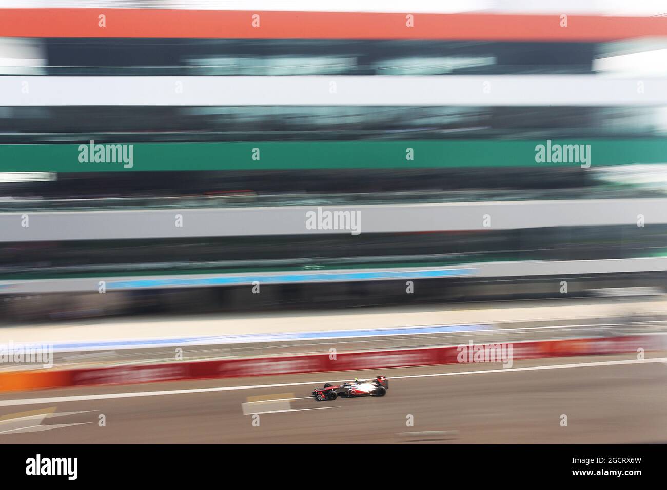 Lewis Hamilton (GBR) McLaren MP4/27. Gran Premio d'India, sabato 27 ottobre 2012. Grande Noida, Nuova Delhi, India. Foto Stock