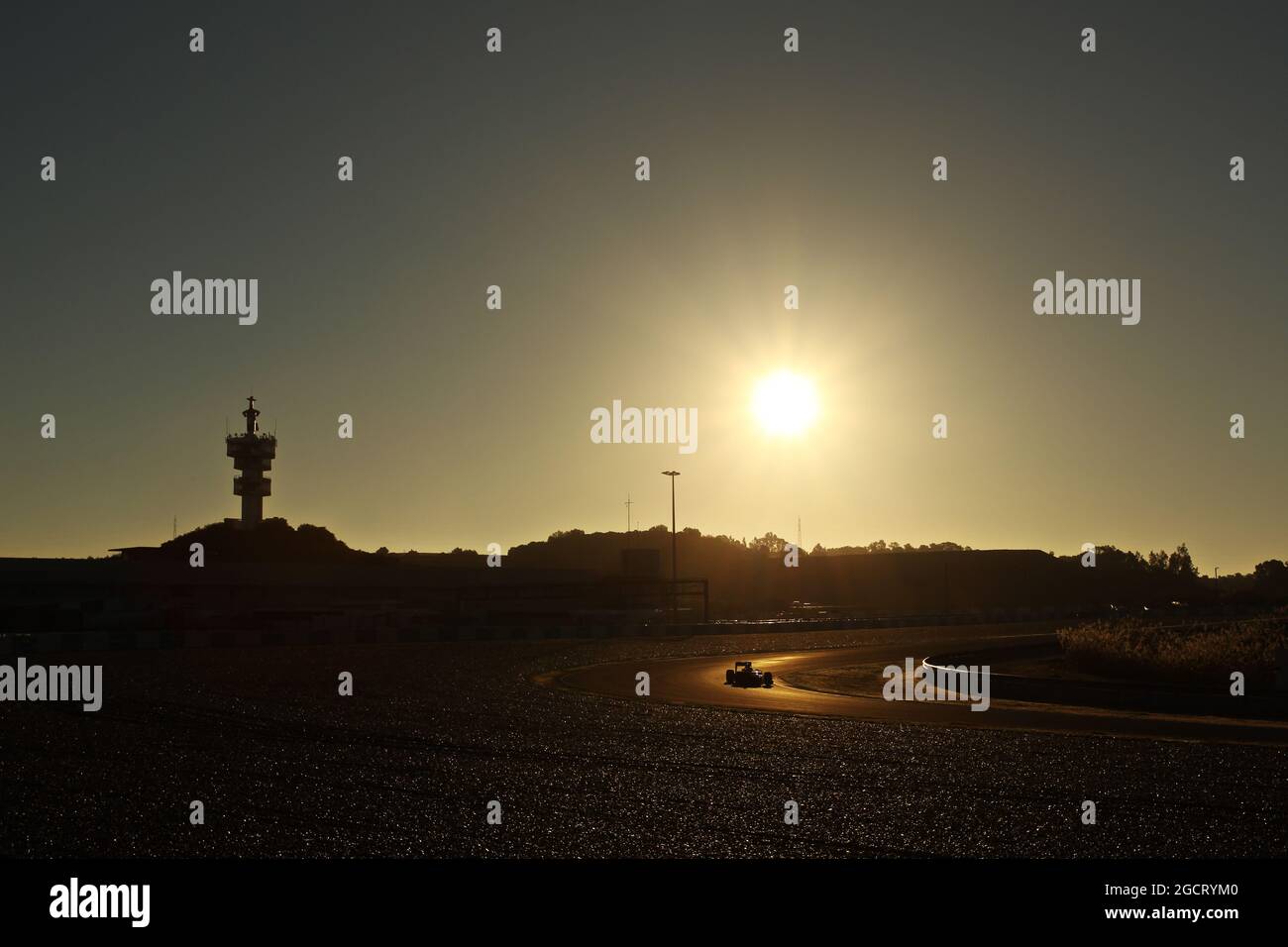 Azione panoramica. Test di Formula uno, giorno due, mercoledì 6 febbraio 2013. Jerez, Spagna. Foto Stock