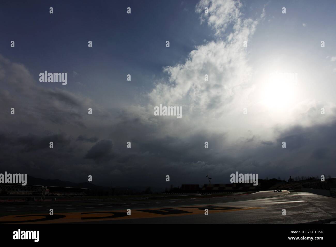 Azione panoramica. Test di Formula uno, giorno uno, giovedì 28 febbraio 2013. Barcellona, Spagna. Foto Stock