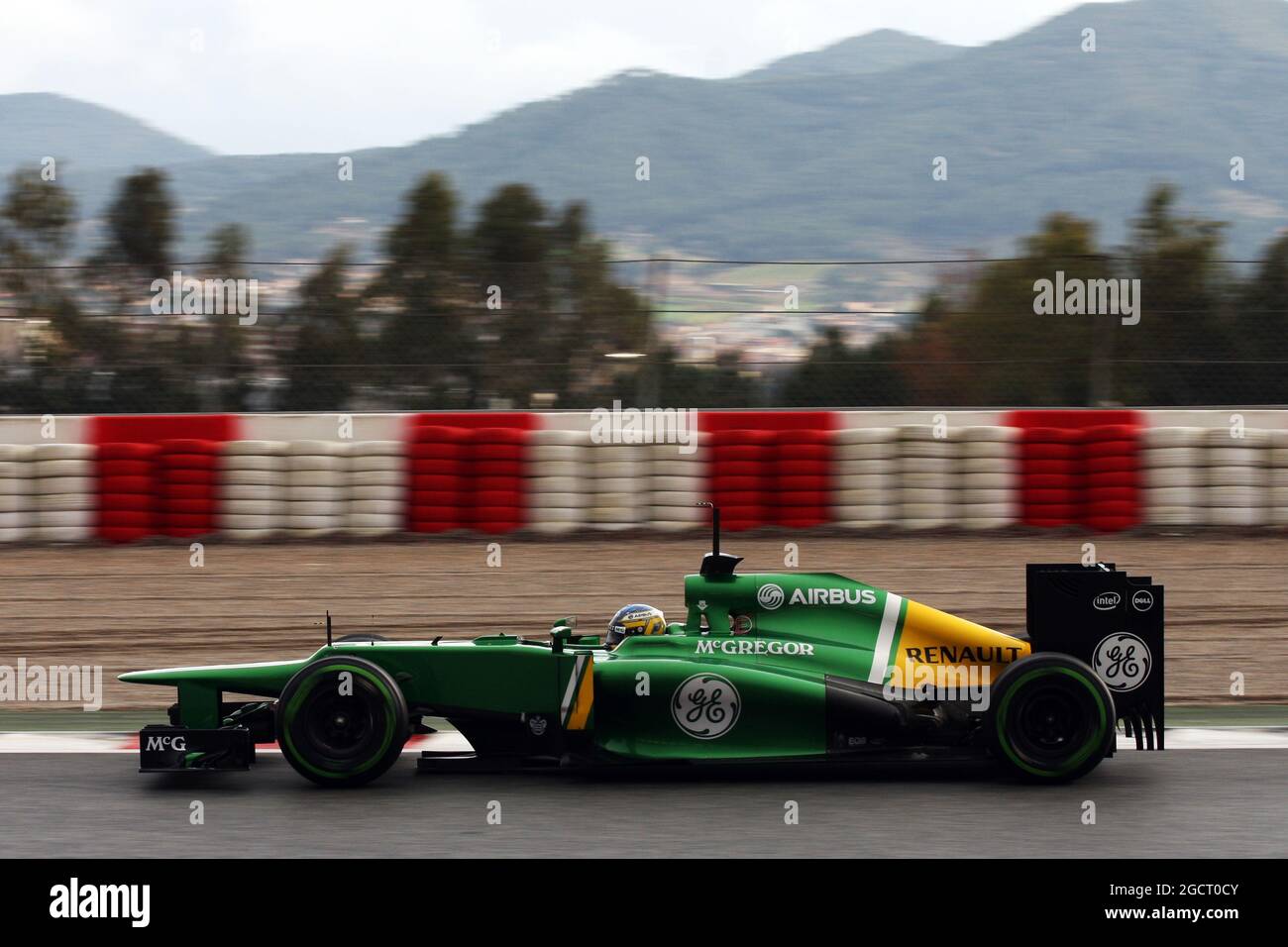 Charles Pic (fra) Caterham CT03. Test di Formula uno, giorno uno, giovedì 28 febbraio 2013. Barcellona, Spagna. Foto Stock