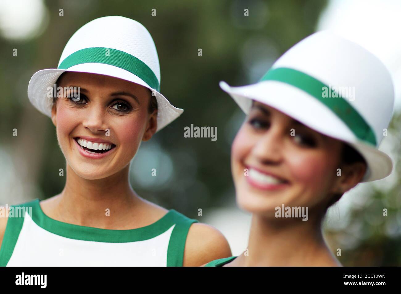 Rolex ragazze. Gran Premio d'Australia, venerdì 15 marzo 2013. Albert Park, Melbourne, Australia. Foto Stock