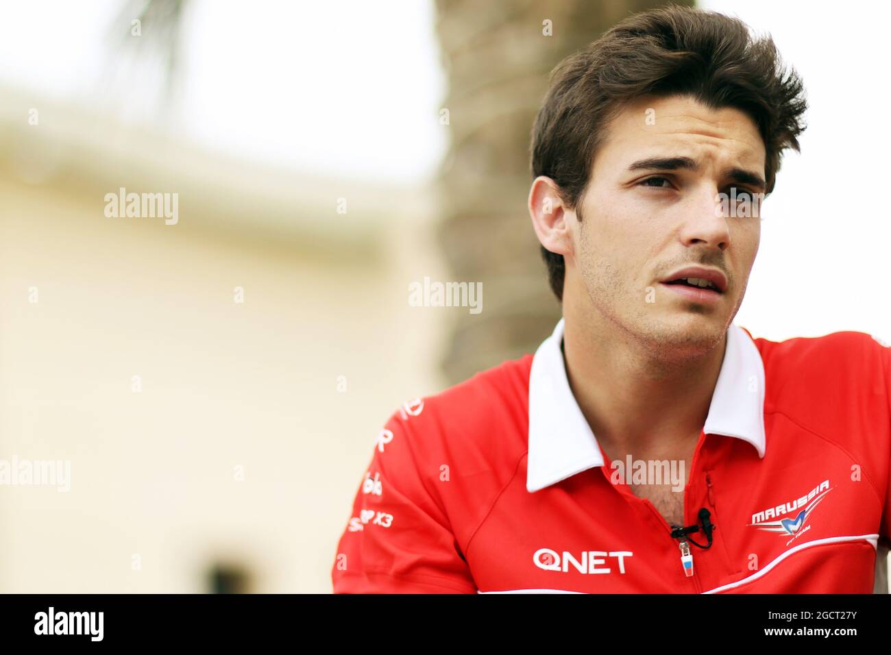 Jules Bianchi (fra) Marussia F1 Team. Gran Premio del Bahrain, giovedì 18 aprile 2012. Sakhir, Bahrein. Foto Stock