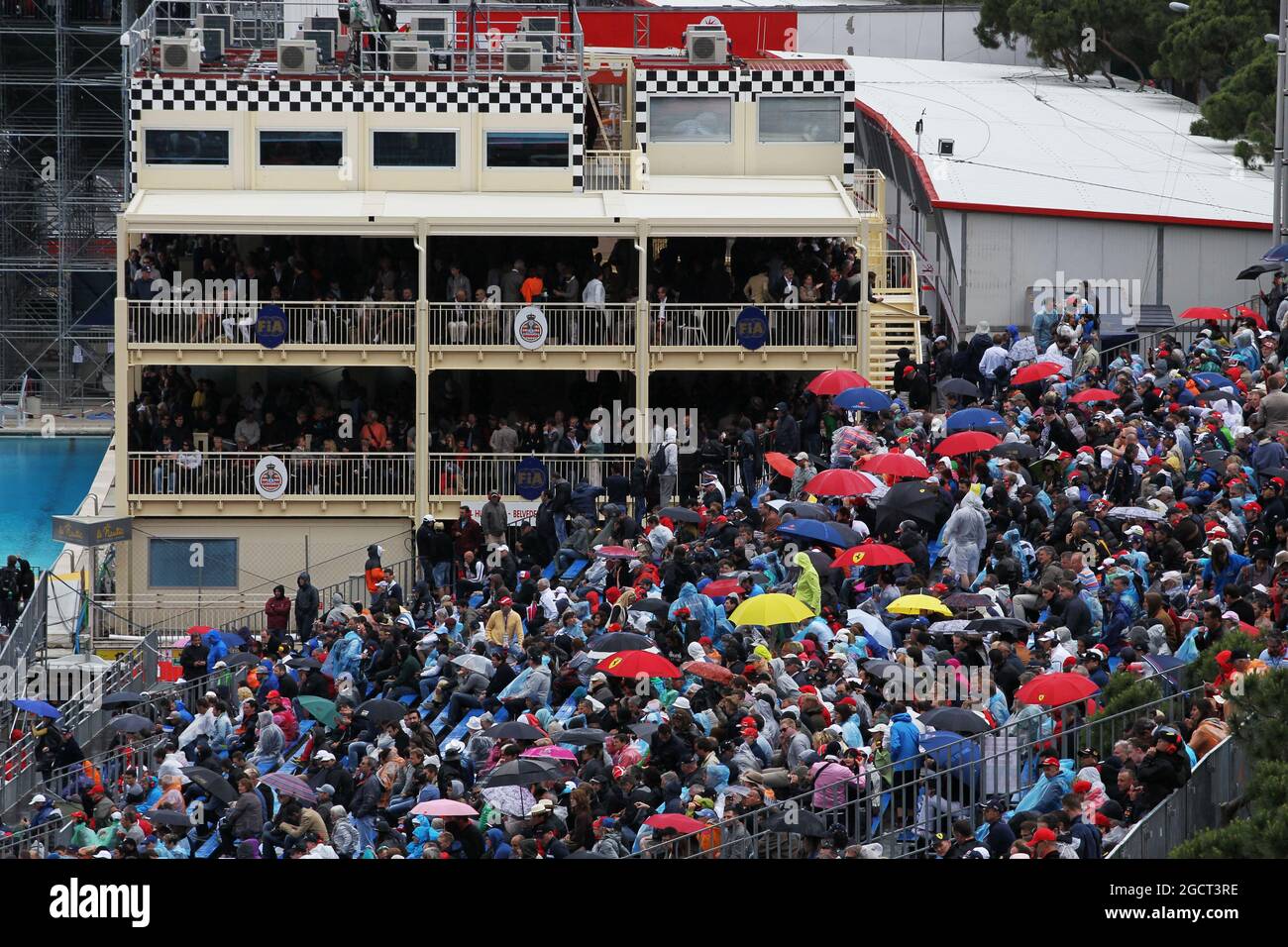Ventilatori. Gran Premio di Monaco, sabato 25 maggio 2013. Monte Carlo, Monaco. Foto Stock